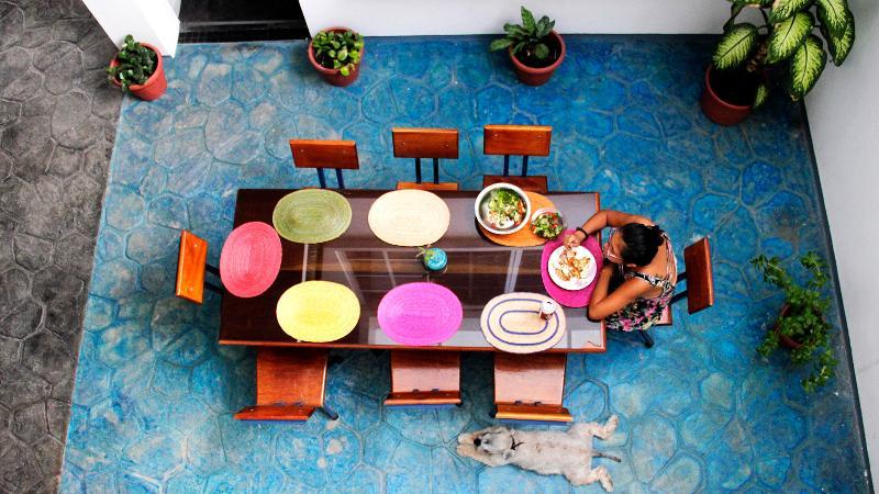 Hostal Azul Y Blanco Santa Cruz Huatulco Eksteriør bilde